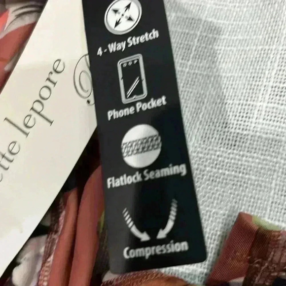 NANETTE LEPORE COMPRESSION LEGGINGS NWT - Picture 4 of 5